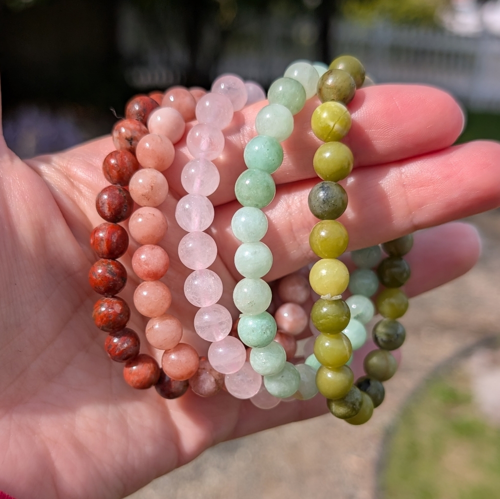 8mm Mixed Crystal Bracelet Bundle